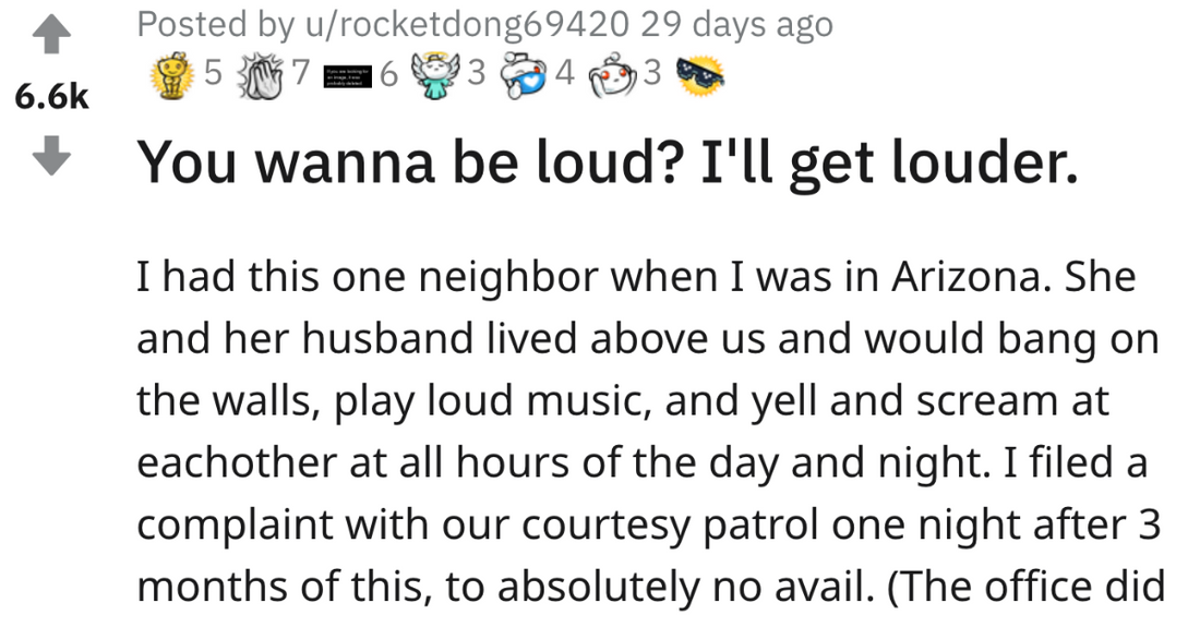 Guy Takes Petty Revenge On Loud Neighbors Who Refused To Stay Quiet