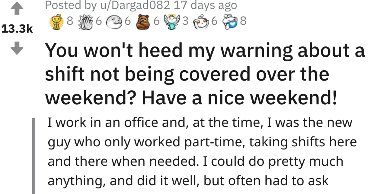 Manager Gets Demoted Over Not Heeding A Warning From An Employee
