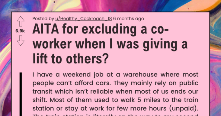 Employee Leaves Coworker To Walk Alone In Midnight To Train Station, Asks If They Are Wrong