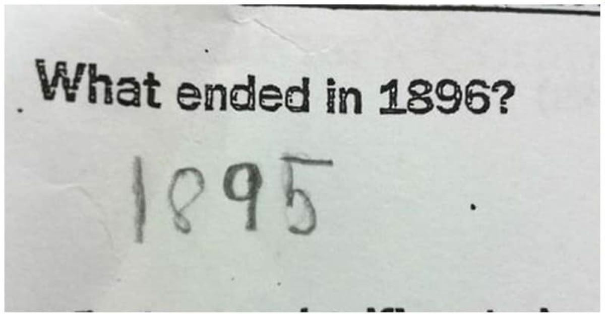 35 Of The Hilarious Test Answers Given By The Kids That Will Give You Laughter Fits - grandgoldman.com