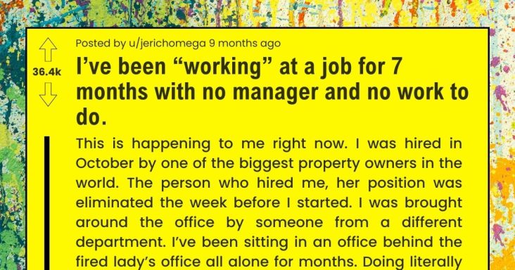 Employee Shares How He Became An Invisible Employee With No Work To Do After His Boss Got Fired - grandgoldman.com
