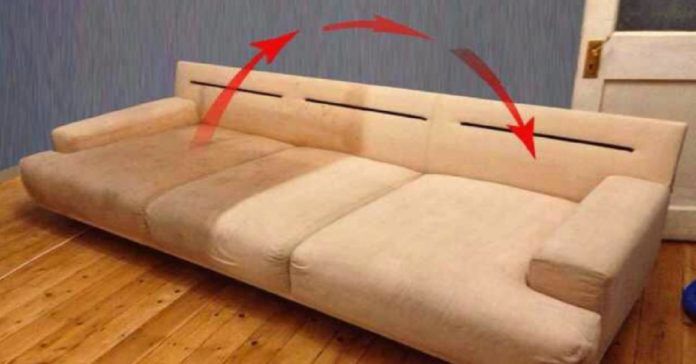 Learn the following trick to easily clean your sofa and leave it like new - grandgoldman.com