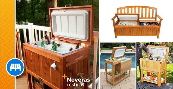 Patio coolers made from pallet wood - grandgoldman.com