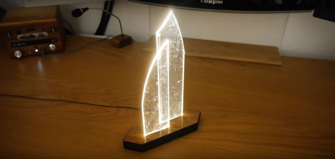 How to make your own shard light for your bedroom - grandgoldman.com