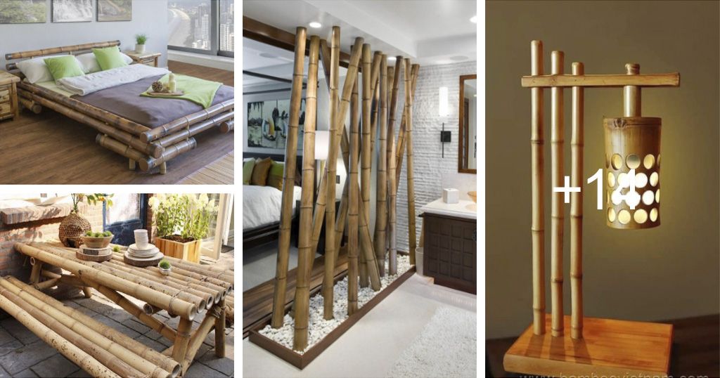 Ideas to decorate and make furniture with bamboo canes - grandgoldman.com