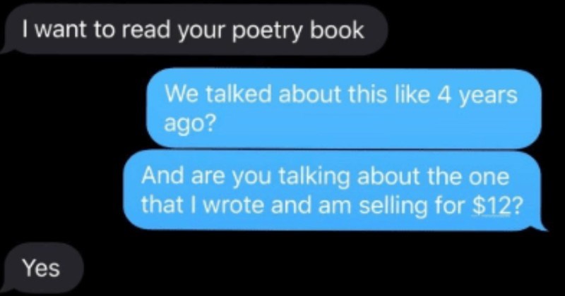 Entitled Friend Messages Author After 4 Years Asking Her If She Could Plagiarize Her Poem