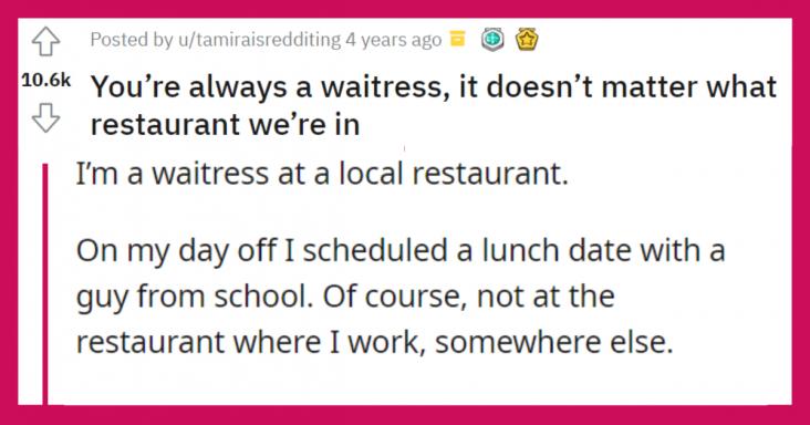 Waitress Gets Berated By Customers At A Restaurant She Doesn’t Work At
