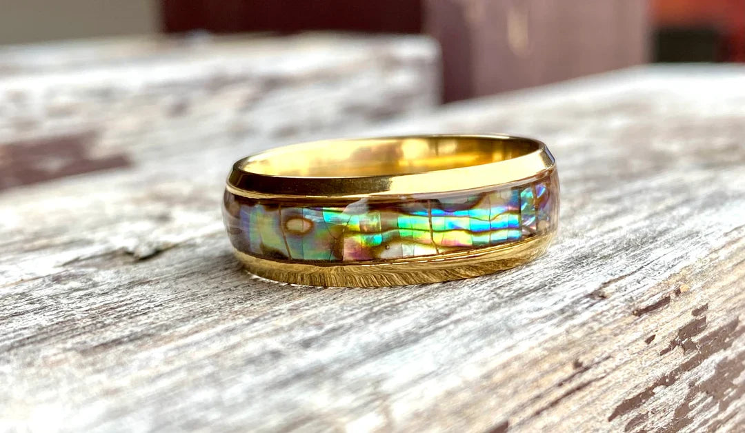 Abalone Jewelry Rings - collection Grand Goldman