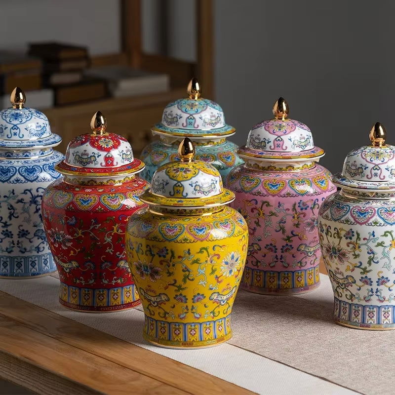 Ginger Jars: Blue/White & All Styles Porcelain Tea Pots - Grand Goldman