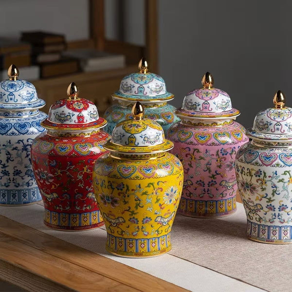 Ginger Jars: Blue/White & All Styles Porcelain Tea Pots - Grand Goldman