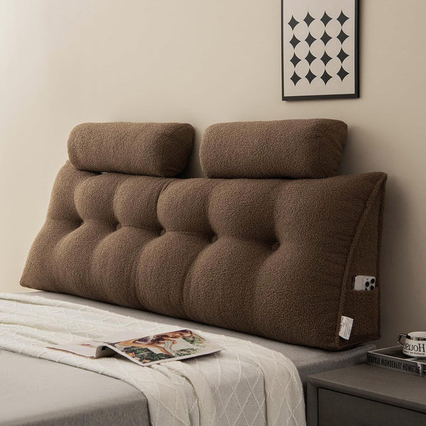 Premium Headboard Pillows for Back & Neck Comfort