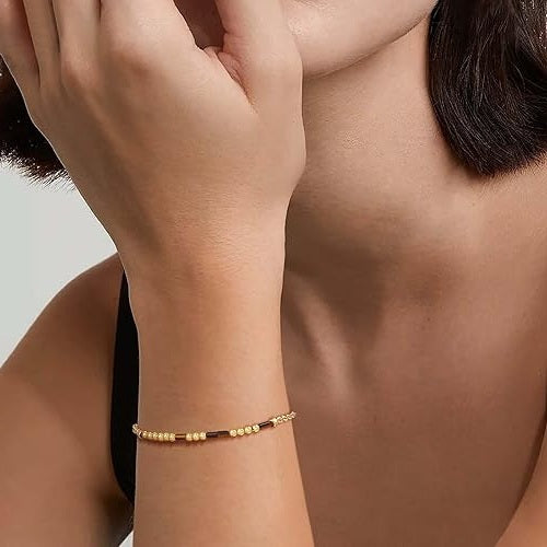 Morse Code Bracelet collection - Grand Goldman