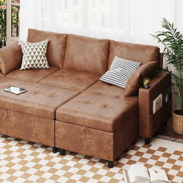 Premium Leather Sleeper Sofas
