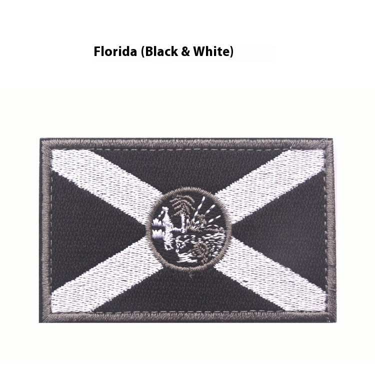 Embroidered Armband Double-sided Velcro Cloth Label