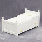 Dollhouse Mini Furniture Bedroom Scene Ornaments