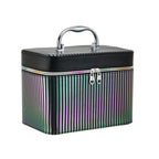 Cosmetic Bag Large Capacity High-grade Portable Is-style Storage Box With Mirror