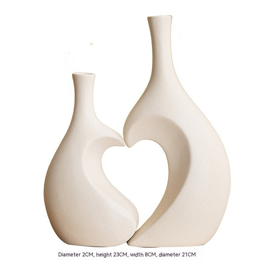 Enkel keramisk vase i europæisk stil