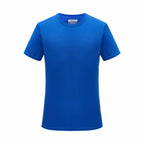 Ice Silk Small Checkered Sports Quick-drying Short-sleeved T-shirt