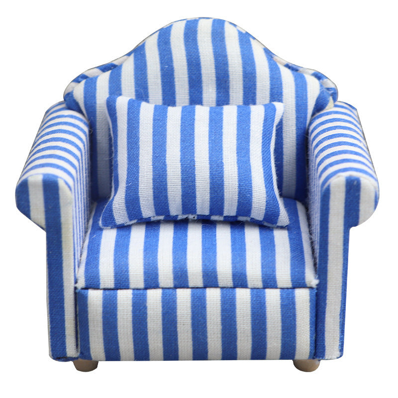 Dollhouse Mini Furniture Living Room Scene Sofa