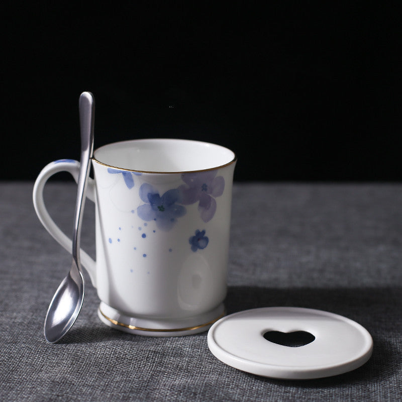 High-end Bone China Ceramic Lovers Drinking Cups And Teacups As Gifts