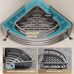 Portable Raised Bathroom Storage Triangle Rack