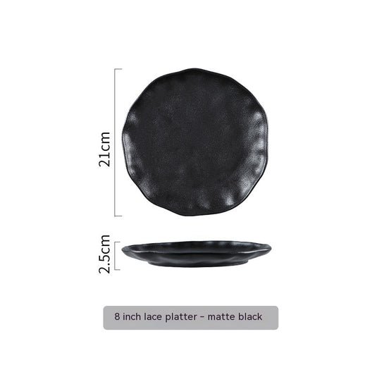 Nordic High-end Ceramic Plate Shallow Plate