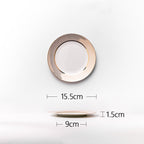 Nordic Light Luxury Household Bone China Plates And Tableware