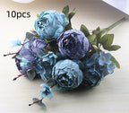 13 Core-spun Peony Decorative Flowers Artificial Flowers Artificial Flowers