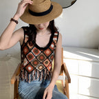 Women's Korean-style Crocheted Tassel Knitted Camisole