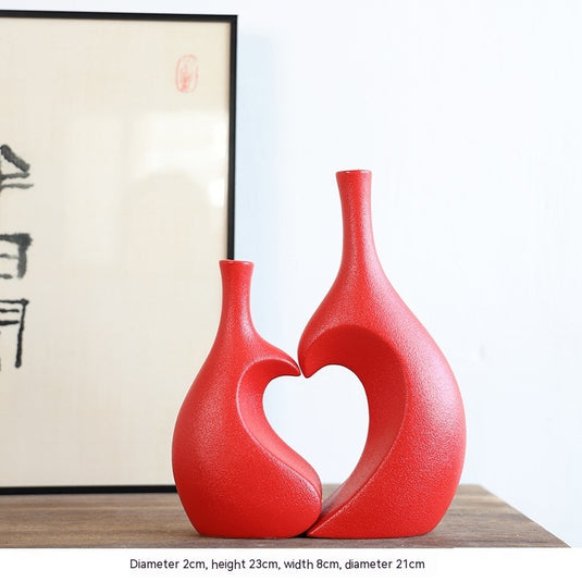 Household European-style Simple Ceramic Vase