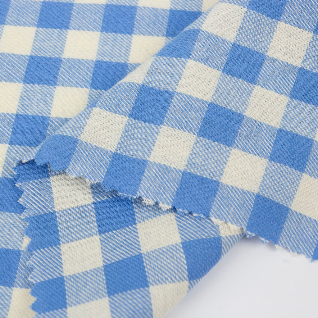 Pure Cotton Yarn-dyed 32 Brushed Plaid Fabrics