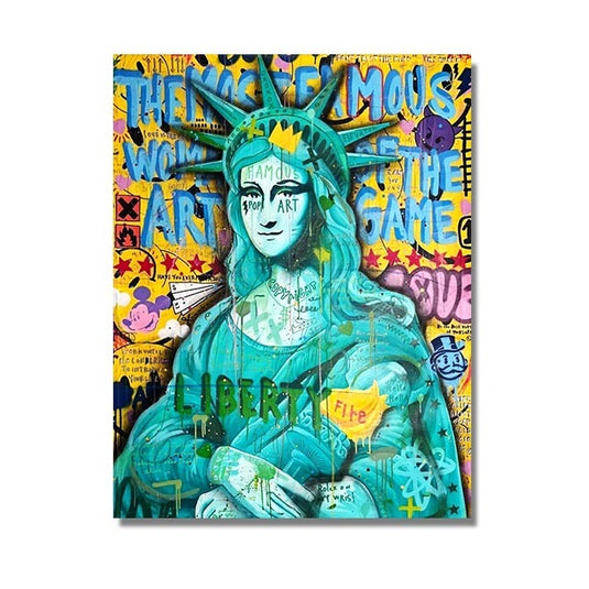 Graffiti Popular Oil Painting Abstract Street Poster