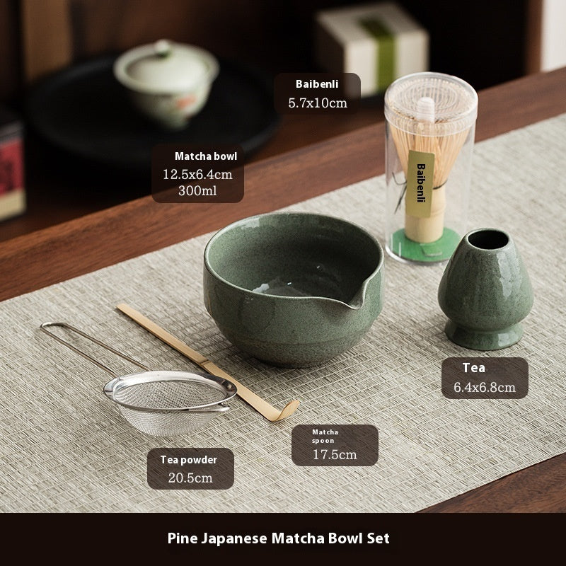 Tea Whisk Brush Matcha Tool Point Tea Gift Box Suit