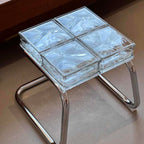 Glass Bricks Coffee Table Diy Material Package Handmade Crystal Brick Coffee Table