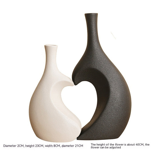 Enkel keramisk vase i europæisk stil