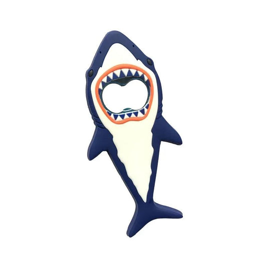 1 Pc Shark Beer Bottle Opener Magnet 3d Cute Cartoon Animal Magnet Fridge Beer Bottle Opener Kitchen Bar Tools Magnet Stickers - Grand Goldman