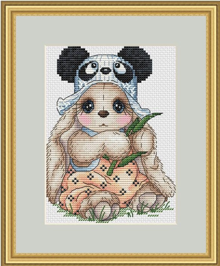 Rabbit style cross stitch set