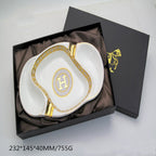 Bone China H pipe ashtray