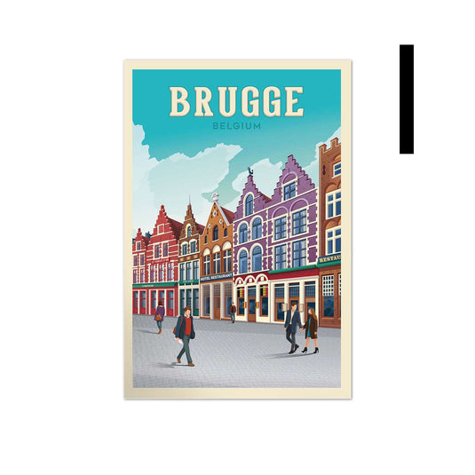 Affiche de voyage Ville Pays-Bas Chambre à coucher de haute qualité