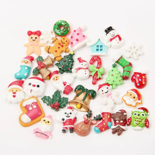 10pcs Christmas Fridge Magnet Gifts kawaii Halloween Resin Refrigerator Fridge Magnet Sticker cute Home Decor Garden Decoration - Grand Goldman