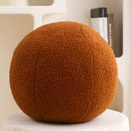 11.8 inch Ball Pillow Nordic Round Throw Pillows Boucle Ball Pillow Sphere Shaped Pillow Round Decorative Pillow for Couch, Sofa, Bedroom (Cream White, 11.8 inch) - Grand Goldman