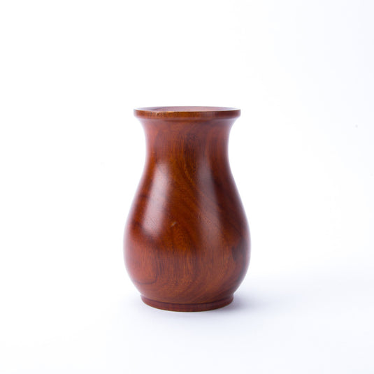 Red sandalwood vase