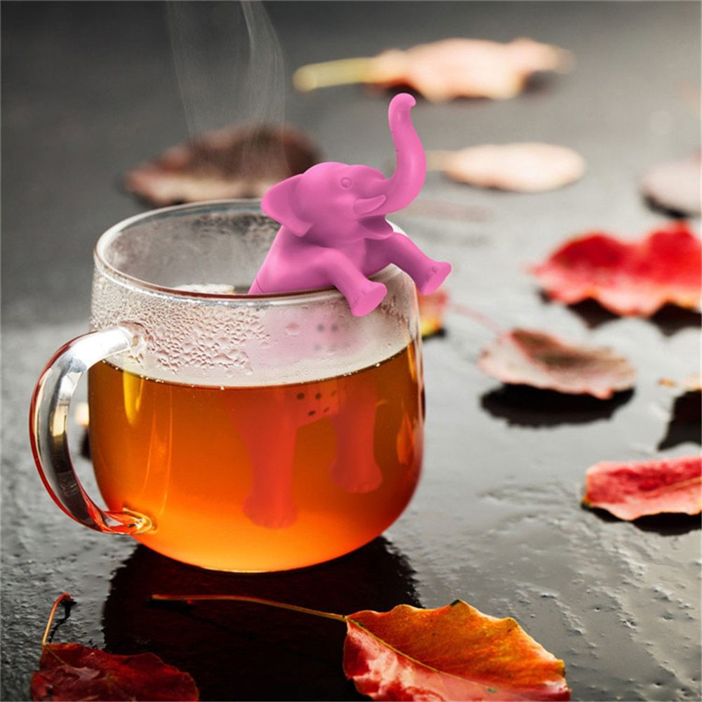 Cute Cartoon Elephant Tea Infuse  Strainer