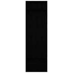 Ekena Millwork Lifetime Vinyl LJ4S14X05500BL Standard Four Board Joined, Board-n-Batten Vinyl Shutters, w/Installation Shutter-Lok's & Matching Screws (Per Pair), 14"W x 55"H, Black