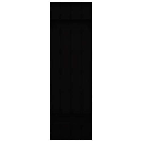 Ekena Millwork Lifetime Vinyl LJ4S14X05500BL Standard Four Board Joined, Board-n-Batten Vinyl Shutters, w/Installation Shutter-Lok's & Matching Screws (Per Pair), 14"W x 55"H, Black