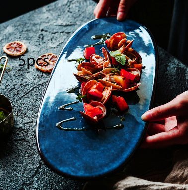 Assiette de sushi sashimi assiette de collation assiette plate