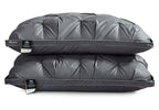 A Pair Of Feather Pillows And White Goose Single Neck Guards