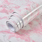 Imitation Marble Pattern Waterproof And High Temperature Resistant Kitchen Furniture Renovation Wallpaper