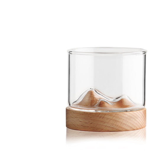 Musheng Japanese style transparent glass tea cup