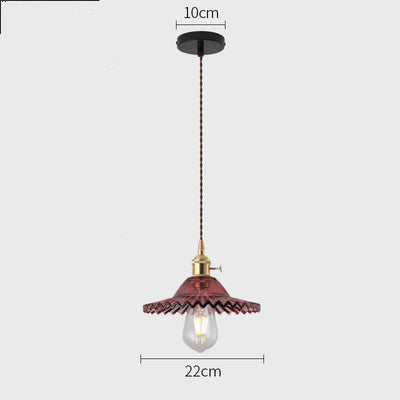 Nordic Minimalist Glass Chandelier Old Shanghai Retro